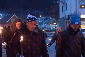 GODT OPPMØTE: Ordførar Jarle Aarvoll stiller opp.