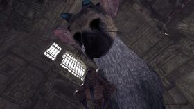 Se Trico på nært hold i The Last Guardian VR Demo.