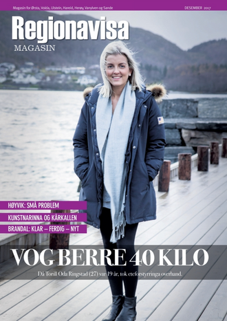 Siste utgave av Regionavisa.