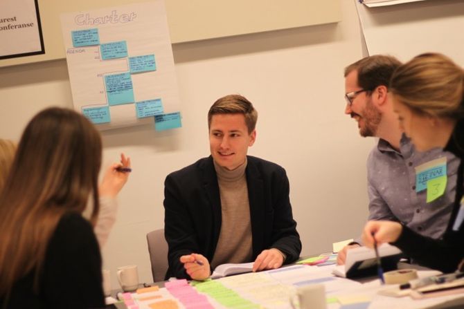 God stemning på workshop.