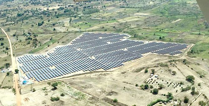 Multiconsult var også involvert i bygge denne solenergiparken i Soroti i Uganda. Foto: GET FiT Uganda.