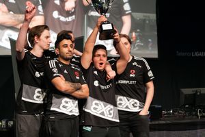 SERIEMESTERE: BX3s Counter-Strike: GO-lag etter seieren i Telenorligaen høsten 2017.