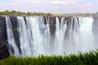 Victoria Falls slik vi pleier å se det.