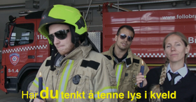ROCKER OPP LUCIA: Sjekk de rappende og syngende brannfolkene ta sin egen vri på Lucia-sangen!