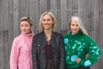 - Jeg har fulgt Splay siden oppstarten i Sverige, og gleder meg hemningsløst til å jobbe med disse flinke folka, sier Karine Thyness (i midten).
