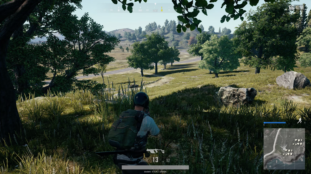 Stillbilder kan se ganske bra ut til tider, men i bevegelse hopper trær og skygger ofte inn og ut. (Bilde: Audun Rodem, Gamer.no)