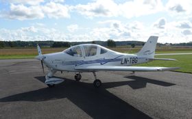 TECNAM: Klubben kjøpte en en helt ny Tecnam P-2002-JF i 2012.