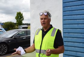 LEDER: Eivind Andersen er leder i Tønsberg Flyveklubb.