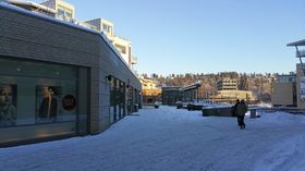 HVOR ER TORGET?: Er torget inne eller ute? – Jeg er forvirret, sier innsender av dette debattinnlegget. (Oppegård Avis)
