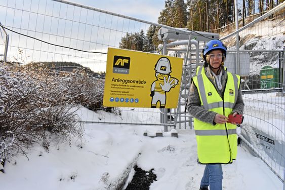 ETTER PLANEN: Prosjektleder Aud Val opplyser at prosjektet går som planlagt.