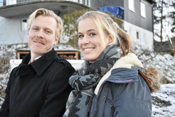 BARN AV SOFIEMYR: De vokste opp her i Wessels vei, og etter hvert dro Erlend til Oppegård, men Ingvild