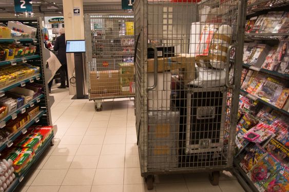 OVERFYLT: Når plass er den største utfordringen må alt tilgjengelig areal brukes.