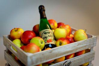 Egen musserende: TIl sommeren skal Hellesnes, som er mer entusiast på vin enn på øl, så og si smake sin egen medisin.