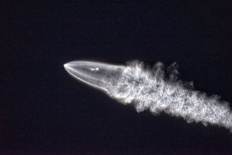 Ti kommunikasjonssatelitter ble distribuert fra raketten.