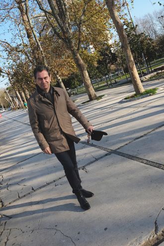 Kadri Gursel en desembermorgen i Gezi Park, Istanbul.
