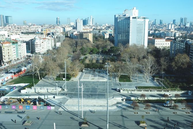 Gezi park og Taksim-plassen fremstår i dag som et generisk, betongbelagt ingenmannsland, midt i en by med 17 millioner innbyggere.