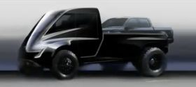 Pick-upen Tesla raskt viste frem under lanseringen av Semi og Roadster tidligere i år. Denne skal være basert på Semi-designet, noe også Musk har snakket om på Twitter tidligere, men vil sannsynligvis være betraktelig større enn en Ford F150.