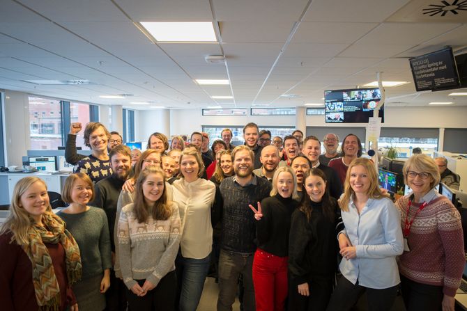 Dagbladets ansatte jubler over å ha fått en makeover på fronten.