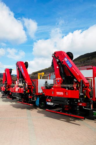 Plan, containerrammer og kraner fra HMF er levert av Hengsrød AS.