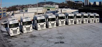 Bamas ti nye Scania-er.