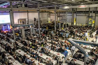 Den offisielle åpningen av det nye anlegget gikk over to dager. Dag to var det ca. 1100 personer innenfor portene.