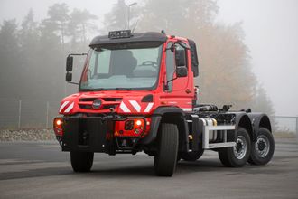 SKRELLET: Det er styring på alle hjul og alt ønskelig påbygg kan monteres.