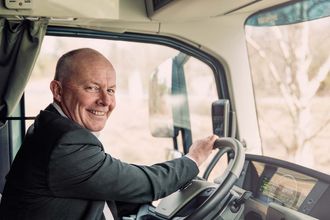Claes Nilsson, sjef for Volvo Trucks, mener gruvetesten er viktig for videre utvikling av autonome kjøretøy.