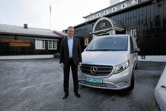 Direktør for nyttekjøretøy i MB, Per R. Johansen.