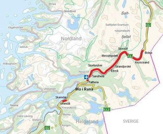Det skal bygges totalt 62 km vei i prosjektet Helgelad Nord.