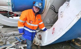 Anleggsleder i LNS, Morten Steiro, sier det er viktig å tilegne seg kompetanse på TBM nå, slik at man står sterkere i fremtidens marked.