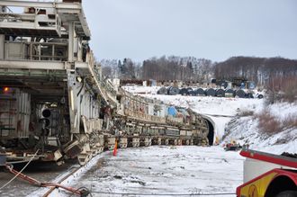 Tunnelboremaskinen Åsa var det som til slutt fikk has på Hallandsåsen.