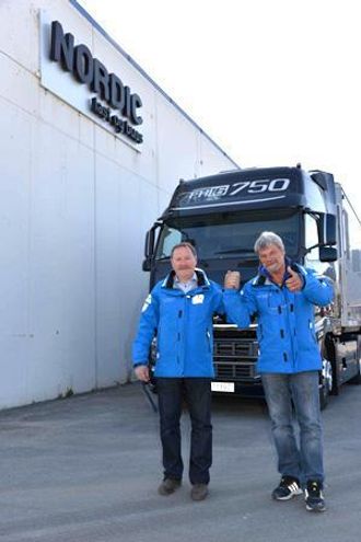 Arild W. Johansen og Audun Røsten fra Volvo Norge har overtatt etter Torstein Magelssen som har vært leder for den største delen av Volvo Norges karavane.