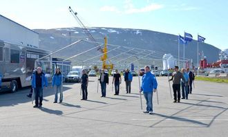 Rigging i Tromsø.