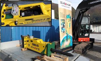 Hydraulisk slaghammer av merke Sanha.