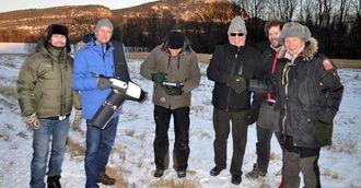 Norgeodesi AS har for tiden mange demonstrasjoner på oppmåling med drone. Her en demonstrasjon for Asker Oppmåling ved Norgeodesi sitt kontor.