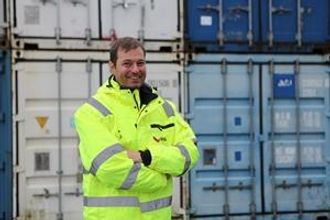 Teknisk sjef Torben Beck i BNS Container.