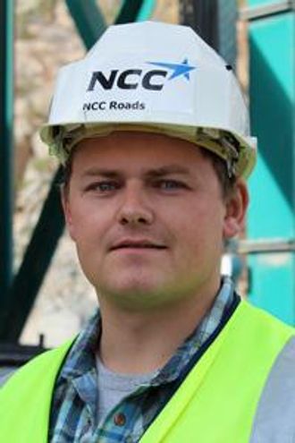 Produksjonssjef Einar Haugen i NCC Roads.