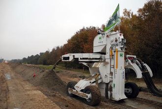 Selve rigget til Pipe Express styres fra en kontrollvogn (ikke vist på bildet).