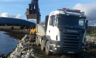 Fra Arvid Martinsen: #atno #pallin as #scania kvelds arbeid i fjera :-)