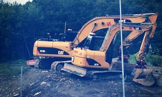 Fra marsun93: #cat323d #cat307d #vastoanlegg