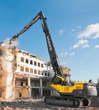 Rivningsmaskinen Volvo EC480DHR