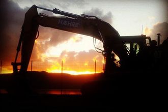 Fra Erik-André Bjørnvolden Ulen: #hæhre #cat #329 #mjøsa #E6
