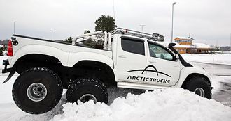 6x6-bilen er virkelig kongen på snøhaugen.