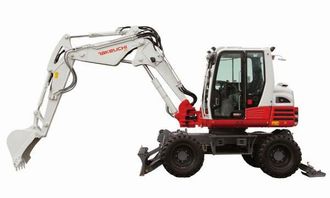 Den mest spennende maskinen hos Takeuchi på Bauma var hjulgraveren TB295W, en 10-tonner som kommer til høsten.