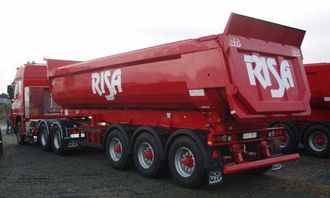 Dumper-semitrailer fra Nor Slep AS.