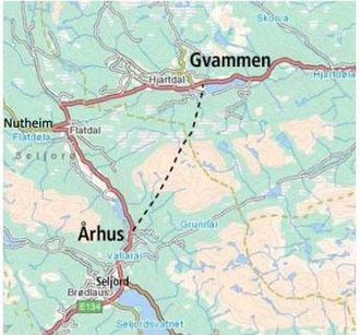 Den nye traseen og tunnelen innebærer en betydelig besparelse for reisende på E134.