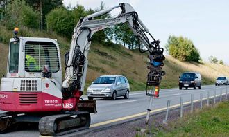 På E18 i Vestfold skal mye autovern oppgraderes i forbindelse med hastighetsøkningen til 110 kilometer i timen. Alt gammelt wirerekkverk skal erstattes.