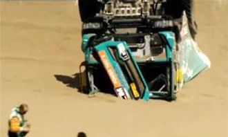 Hans Stacey er ute av Dakar 2013.