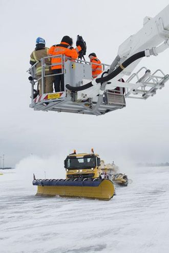 CNN-programlederen hadde en kald fornøyelse på Gardermoen.