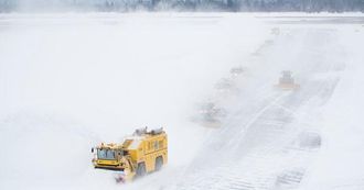 Snørydding på Gardermoen er en presisjons- og effektivitetsøvelse.